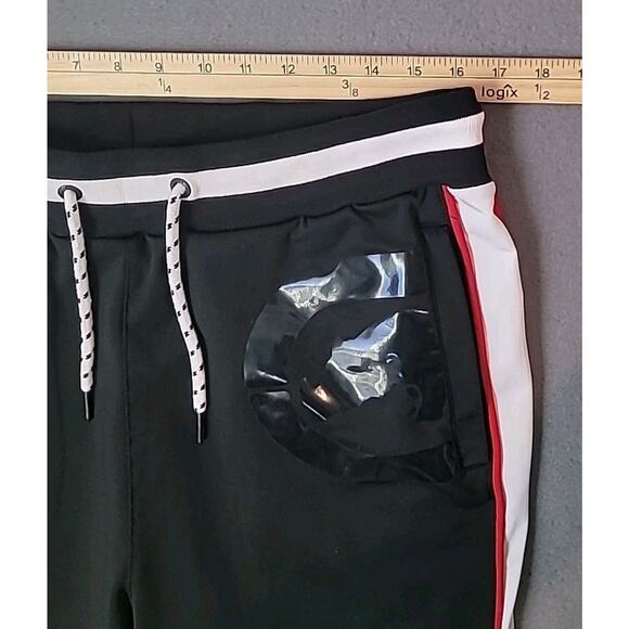 Vintage Marc Ecko Unltd Sweatpants Men’s L Black Red Rhino Logo - Picture 6 of 11